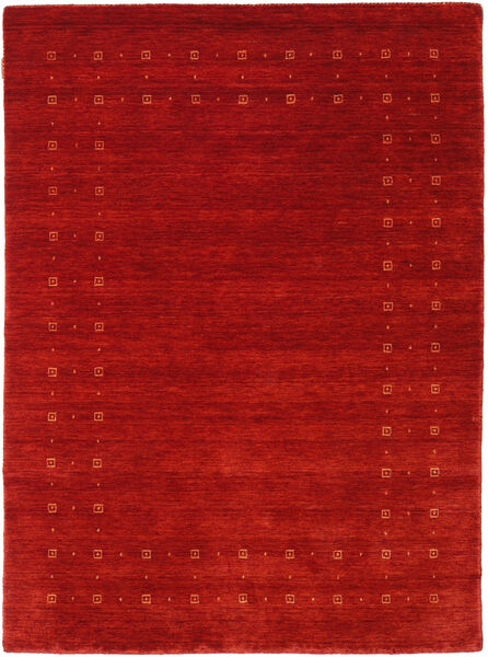  140X200 Jednobarevný Malý Loribaf Loom Fine Delta Koberec - Červená Vlna
