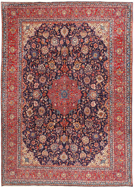  Persisk Sarough Tæppe 272X382 Rød/Lyserød Stort (Uld, Persien/Iran)