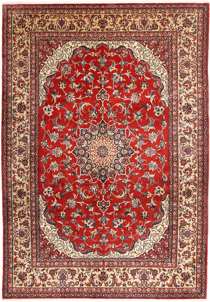  266X390 Najafabad Matta Röd/Beige Persien/Iran Carpetvista