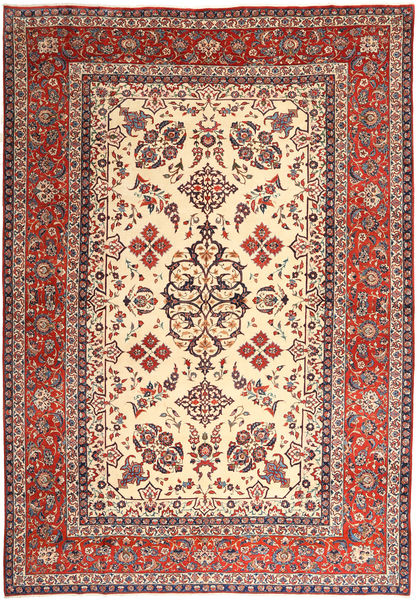  Persian Najafabad Rug 285X405 Red/Beige Carpetvista
