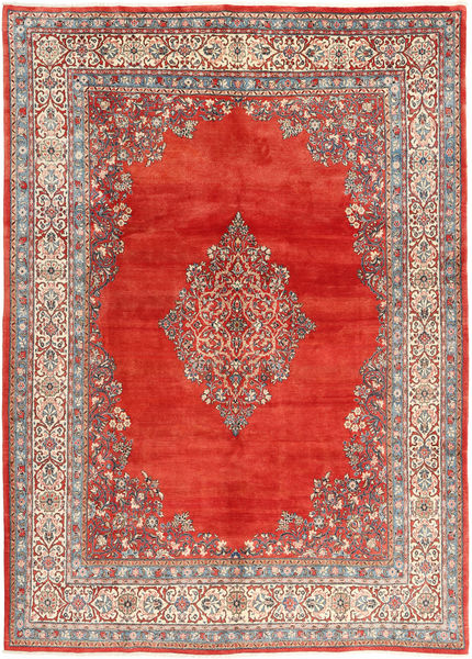 272X380 Alfombra Sarough Oriental Rojo/Naranja Grande (Lana, Persia/Irán) Carpetvista