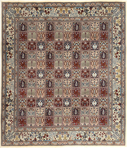  Persian Moud Rug 255X295 Brown/Orange Large (Wool, Persia/Iran)