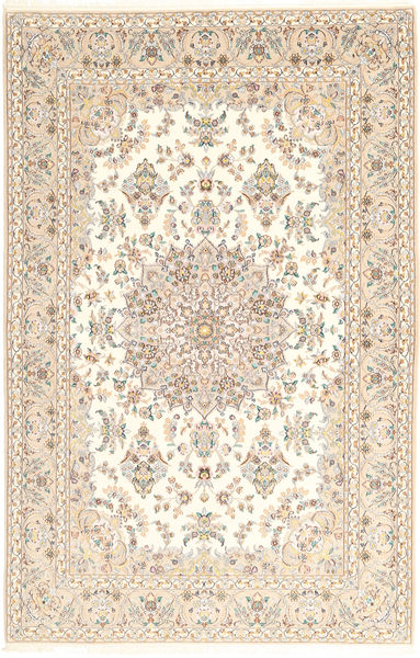  Persisk Isfahan Silketrend Tæppe 157X240 Beige/Lysegrå