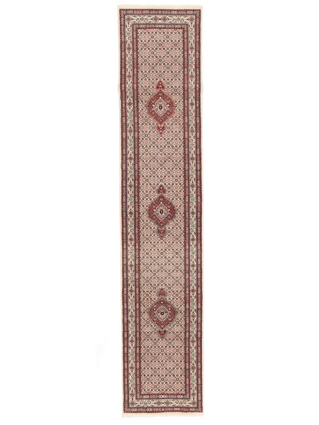 78X395 絨毯 オリエンタル ムード 廊下 カーペット 茶色/ダークレッド (ウール, ペルシャ/イラン) Carpetvista