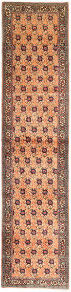  Persischer Bidjar Teppich 92X420 Läufer Braun/Beige (Wolle, Persien/Iran)