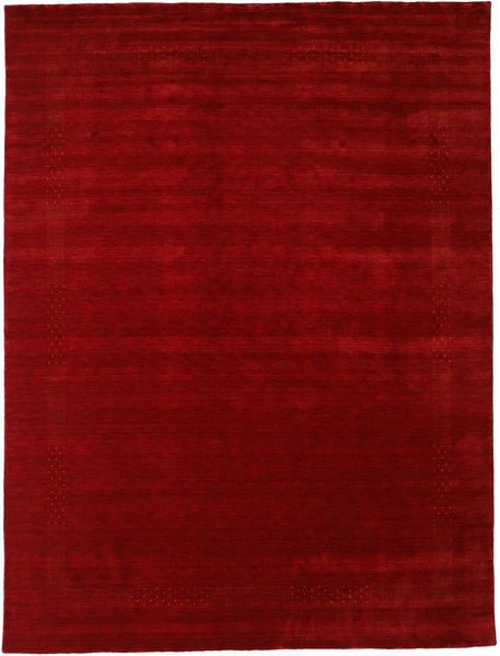  290X390 Μονόχρωμο Μεγάλο Loribaf Loom Fine Beta Χαλι - Κόκκινα Μαλλί