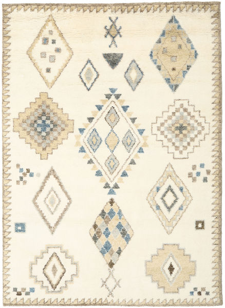 210X290 絨毯 Berber インド - オフホワイト/ベージュ モダン オフホワイト/ベージュ (ウール, インド)