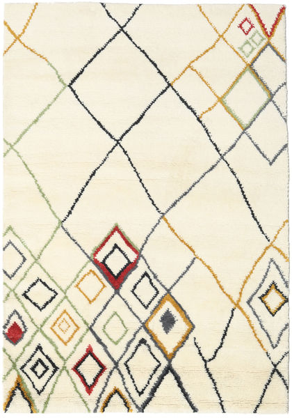  160X230 Berber Indisch Teppich - Mehrfarbig Wolle