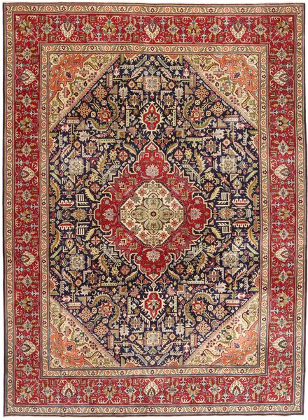  Persisk Tabriz Patina Matta 292X400 Röd/Orange Stor (Ull, Persien/Iran)