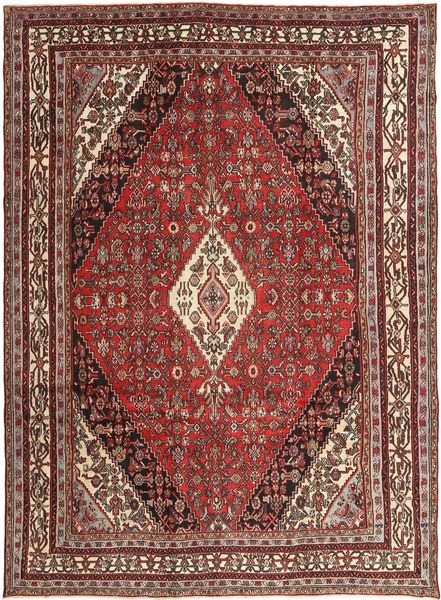 絨毯 オリエンタル ハマダン パティナ 255X347 茶色/レッド 大きな (ウール, ペルシャ/イラン)