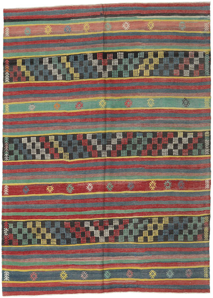  Kilim Vintage Törökország 180X248 Vintage Gyapjúszőnyeg Piros/Kék Carpetvista