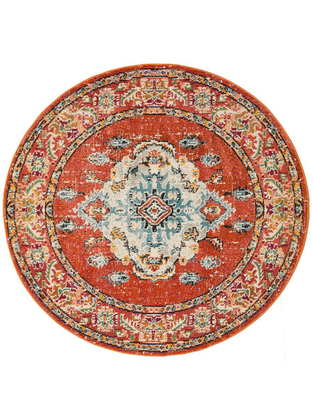   Ø 150 Leia Orange Round Small Rug