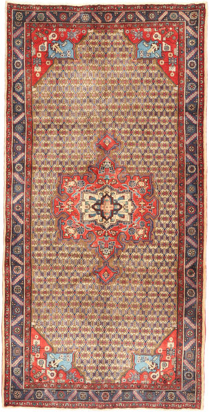 158X320 Dywan Koliai Orientalny Chodnikowy Czerwony/Beżowy (Wełna, Persja/Iran) Carpetvista