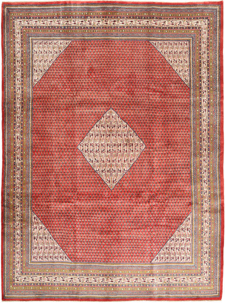 Persischer Sarough Mir Teppich 290X390 Rot/Beige Carpetvista