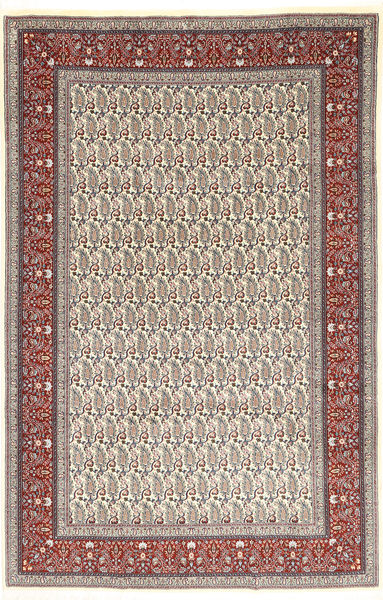  Moud Sherkat Farsh Rug 204X300 Persian Beige/Red Carpetvista