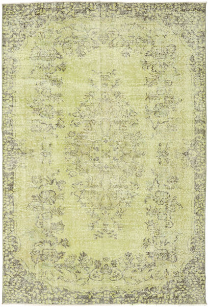 絨毯 カラード ヴィンテージ 184X270 グリーン/グリーン (ウール, トルコ)