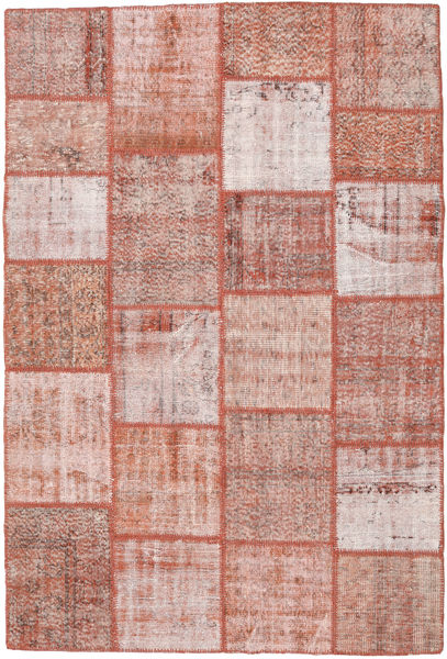 Patchwork Teppich 156X233 Orange/Rot Wolle, Türkei Carpetvista