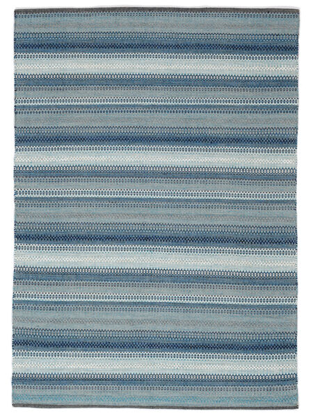 Kjøkken Teppe Wilma 120X180 Bomull Stripet Blå