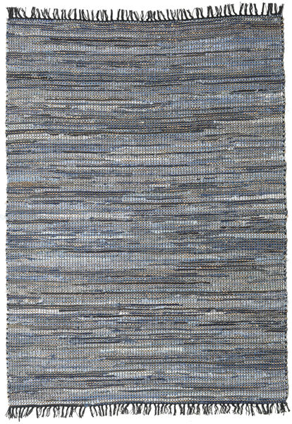  160X230 Sonja Denim Blue/Black Rug