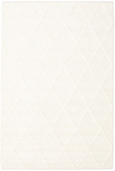 Svea 160X230 Marfim Branco Cor Única Tapete Lã