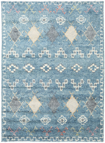  Wol Vloerkleed 170X240 Zaurac Blauw