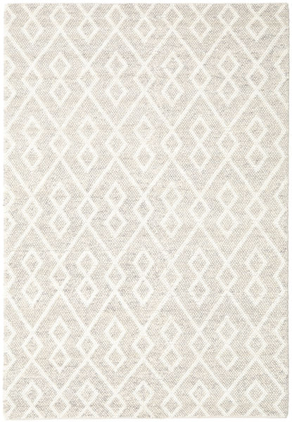 200X300 円形 Hudson 絨毯 - グレイジュ ウール