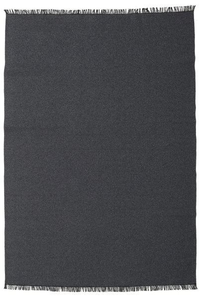 Purity インドア/アウトドア用ラグ 洗える 170X250 チャコールグレー 単色 絨毯