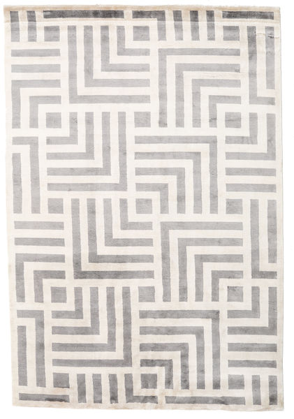 Maze 170X240 Grå/Off White Geometrisk Teppe