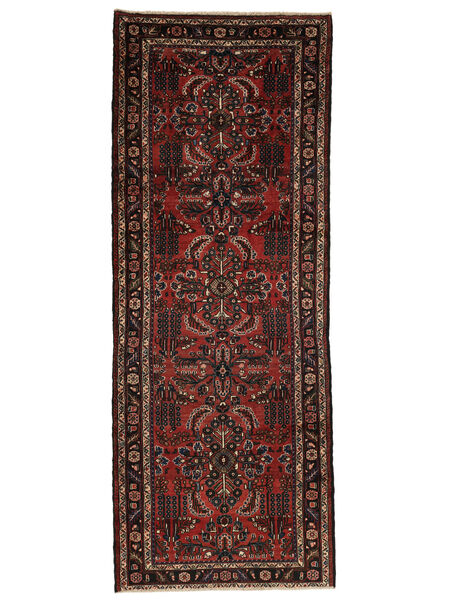  Persian Mehraban Rug 120X315 Black/Dark Red Carpetvista