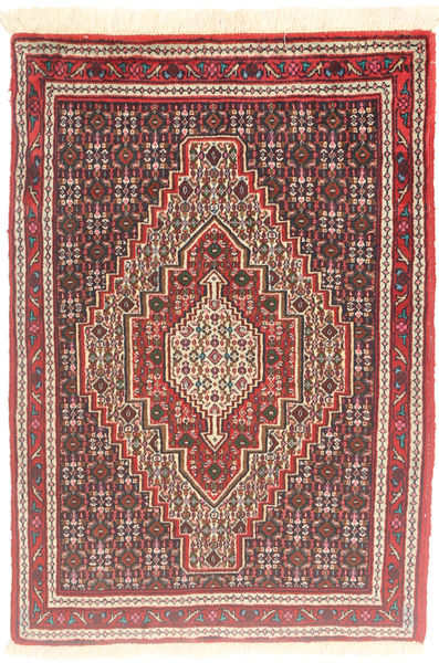  Senneh Rug 75X107 Persian Wool Red/Orange Small Carpetvista