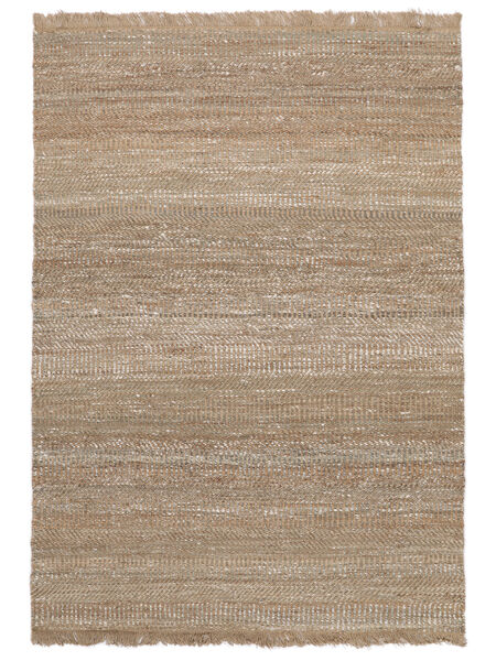 Sahara Jute インドア/アウトドア用ラグ 200X300 茶色 単色 ジュートラグ 絨毯