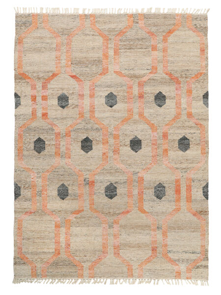  インドア/アウトドア用ラグ 170X240 幾何学模様 洗える Cosmou 絨毯 - コーラルレッド