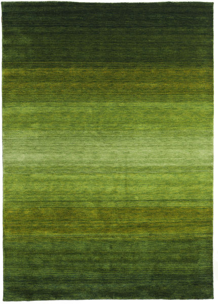 Tapete Gabbeh Rainbow - Verde 300X400 Verde Grande (Lã, Índia)