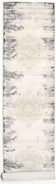  80X200 Vintage Small Alaska Rug - Light Grey/Cream White