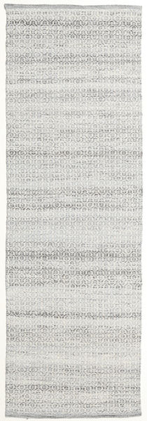 廊下 絨毯 80X250 モダン Alva - グレー/ホワイト