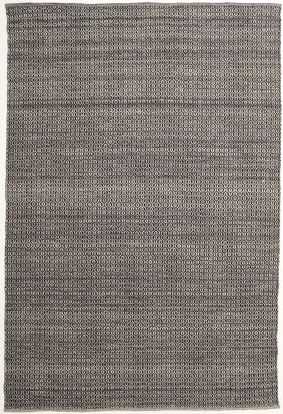  200X300 Plain (Single Colored) Alva Rug - Brown/Black Wool