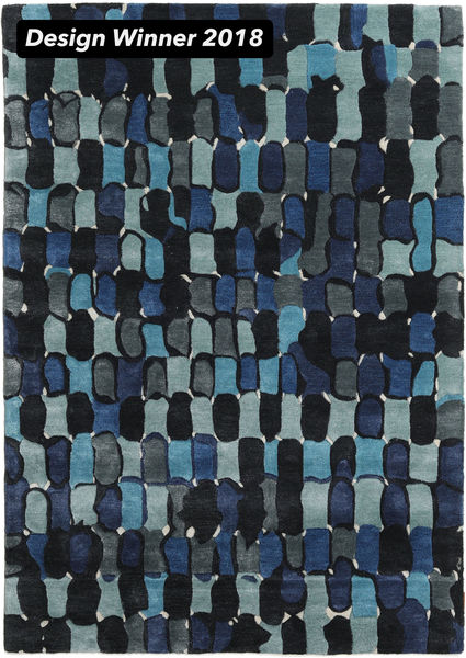  Wool Rug 160X230 In The Woods 2018 Blue/Black