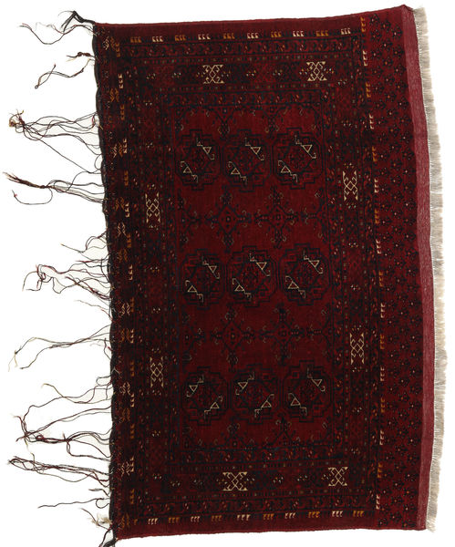  Afghan Khal Mohammadi Tapis 106X162 De Laine Rouge Foncé/Blanc Petit Carpetvista