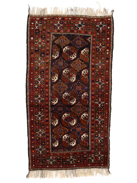 Orientalsk Afghan Khal Mohammadi Teppe 119X214 Mørk Rød/Rød Ull, Afghanistan Carpetvista