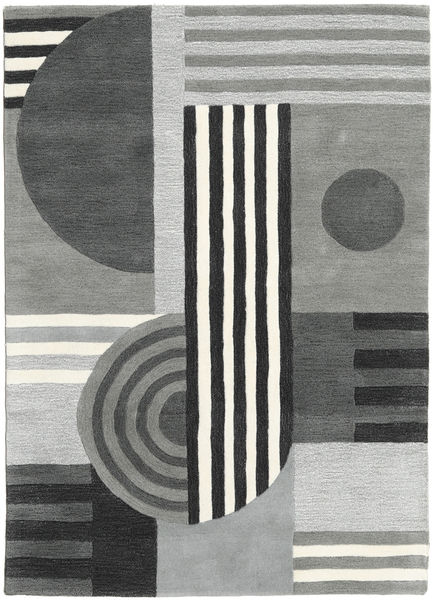 Tilt - Grey 160 x 230 cm Wool Rug - Rugvista