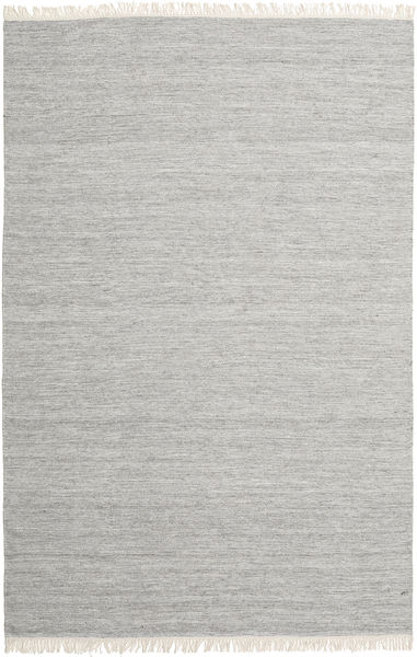 Melange 200X300 Grey Plain (Single Colored) Wool Rug