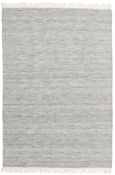 Melange 140X200 Small Grey Plain (Single Colored) Wool Rug