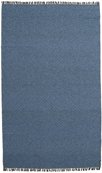 Comfort Washable 150X250 Small Blue Plain (Single Colored) Rug