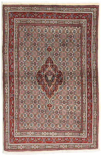 100X150 Alfombra Moud Oriental Rojo/Marrón (Lana, Persia/Irán) Carpetvista