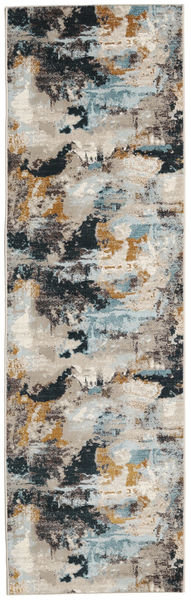 Arty Mind 80X250 Small Beige/Dark Grey Runner Rug