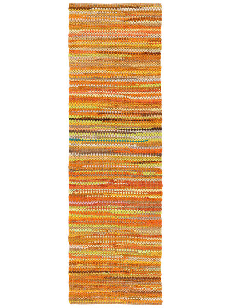 Ronja 80X350 Small Multicolor/Yellow Runner Cotton Rug