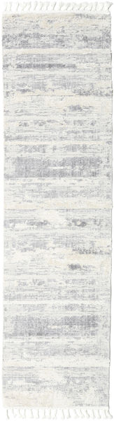  Shaggy Rug 80X300 Grand Light Grey/Cream Beige Runner
 Small