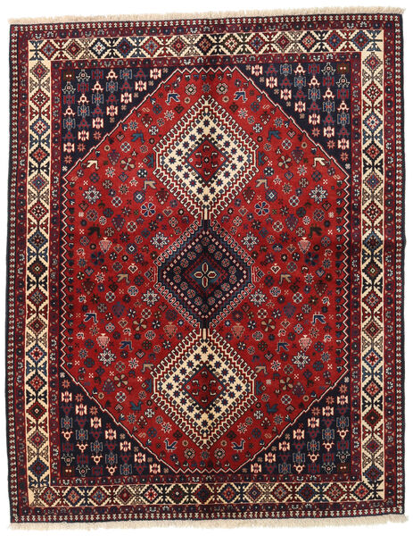 156X195 Tapis Yalameh D'orient Rouge Foncé/Rouge (Laine, Perse/Iran) Carpetvista