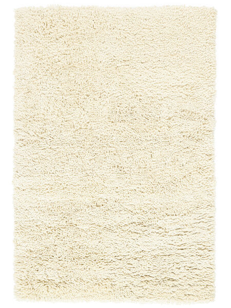 Serenity 140X200 Pequeno Branco Pérola Cor Única Tapete Lã