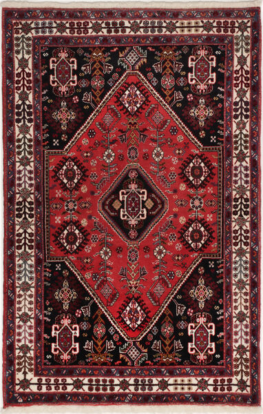 Gabbeh Kashkooli Matta 83X125 Mörkröd/Röd Ull, Persien/Iran